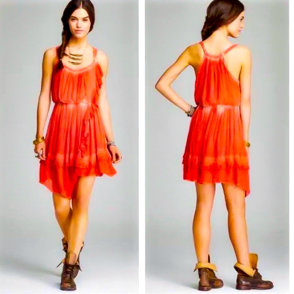Free People Pimento Tie Dye Aphrodite dress Size XS NWT